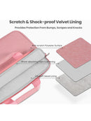 Laptoptasche 15.6 Zoll Notebook Laptop Tasche Wasserdicht Tragbar Rosé-5