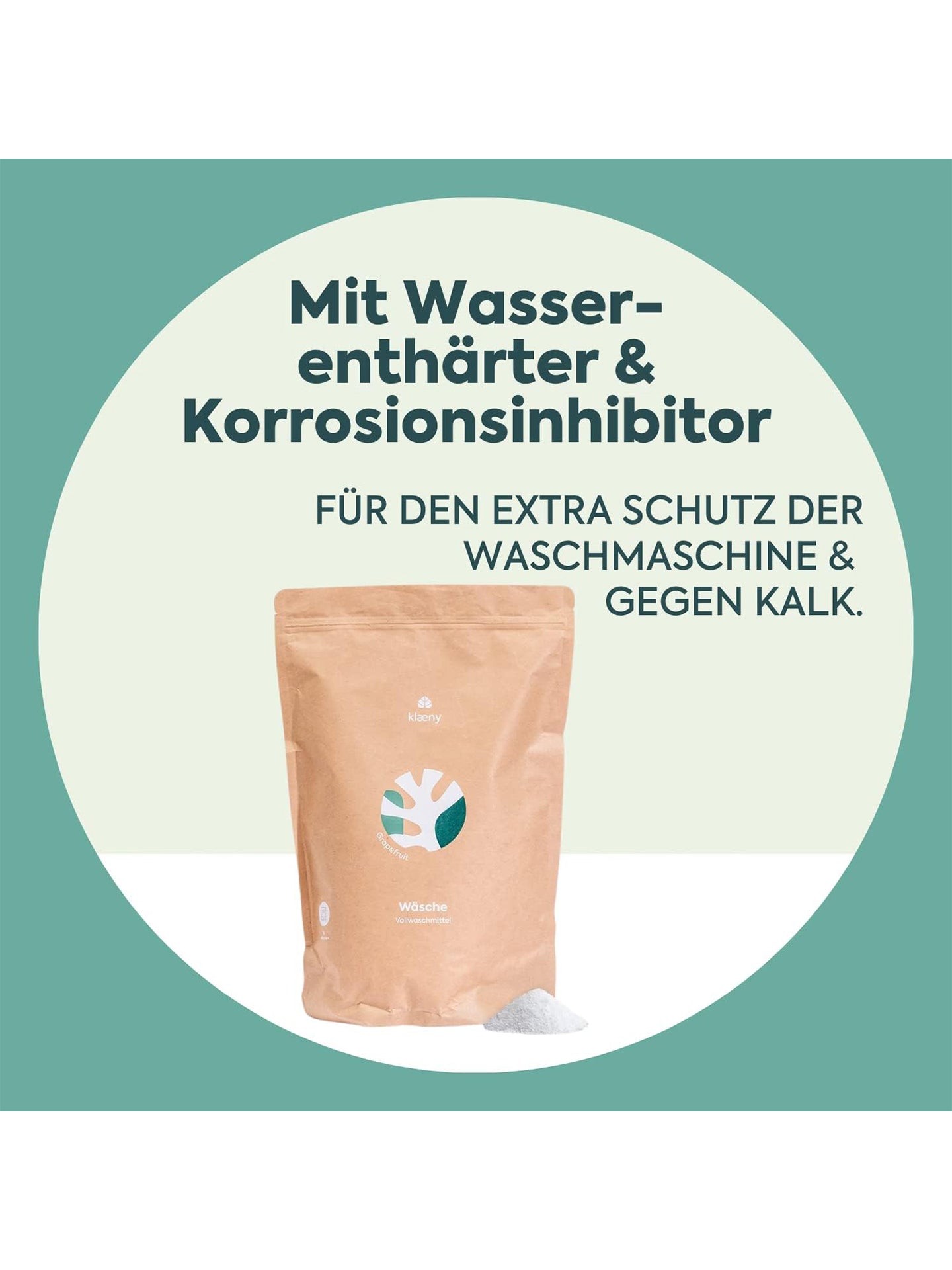 klaeny Nachhaltiges Waschmittel Set Vollwaschmittel 112 Waschladungen 4kg