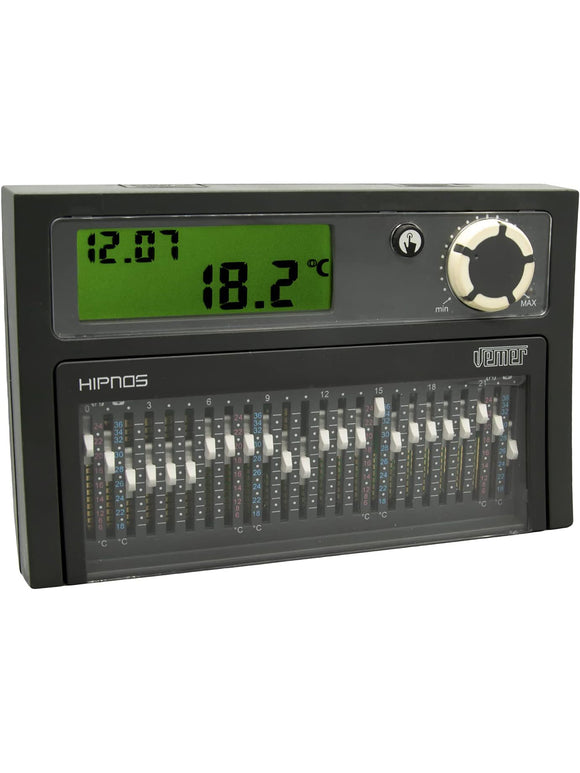 VEMER VE075800 HIPNOS Wandthermostat mit durch Steckreiter Tagesprogrammierung
