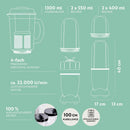 GOURMETmaxx Mr Magic Standmixer Smoothie Maker Obst Entsafter Saftpresse Mixer-8