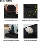 Automatraze Luftmatraze beflockt Oberfläche aufblasbar Autobett Reisen 128x70 cm-5