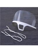 10 Stück Transparent Mundschutz Gesichtsschutz Nasenschutz Visier Schild-8