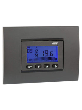 Vemer VE431300 Dafne Einbau-Chronothermostat Anthrazit