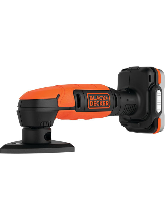 BLACK+DECKER Akku-Detailschleifer Dreieckig 89 mm 12 V mit Tasche DEFEKT