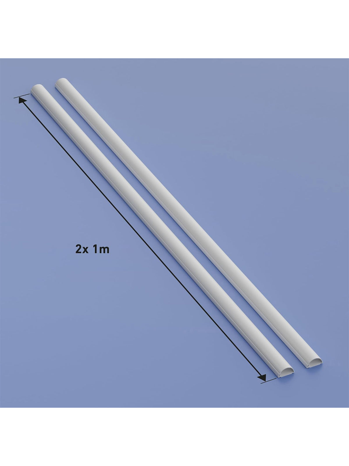 20x D-Line 1D3015W-2PK Mini Kabelkanal Selbstklebend 30mm x 15mm x 1-Meter