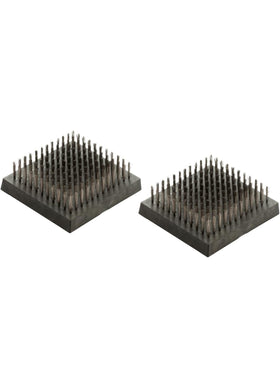 LANDMANN Ersatz-Grillbürsten Set 2 Ersatzbürsten & 8 Edelstahl-Ersatzschrauben