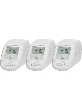 3x Homematic IP Smart Home Basic digitales Thermostat Heizung Alexa Google