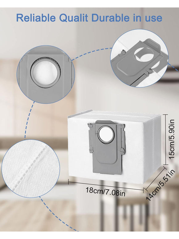 10x Staubbeutel für Roborock S8+/S8 Pro Ultra/S7 MaxV Ultra/S7 Pro Ultra/Q7+ etc
