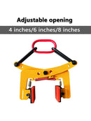 Versetzzange 280 kg Steinzange Verstellbare Öffnung von 12-26cm Hebezange-4