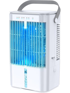 Mobile Klimaanlage 4 in 1 Energiesparend Mini Luftkühler LED 1200 ml 3 Stufen