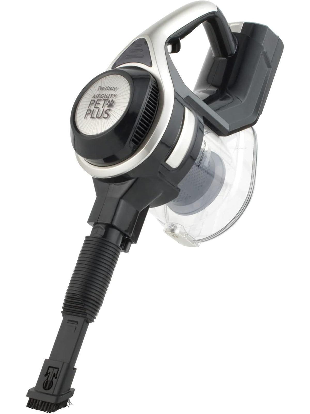 Beldray Airgility+ 2in1 Akku-Staubsauger Handstaubsauger 22,2 V LED-Bodenbürste