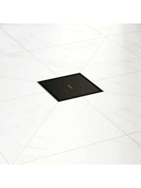 hansgrohe 56249670 RainDrain Point Punktablauf 150/150 Rückseitig Befliesbar