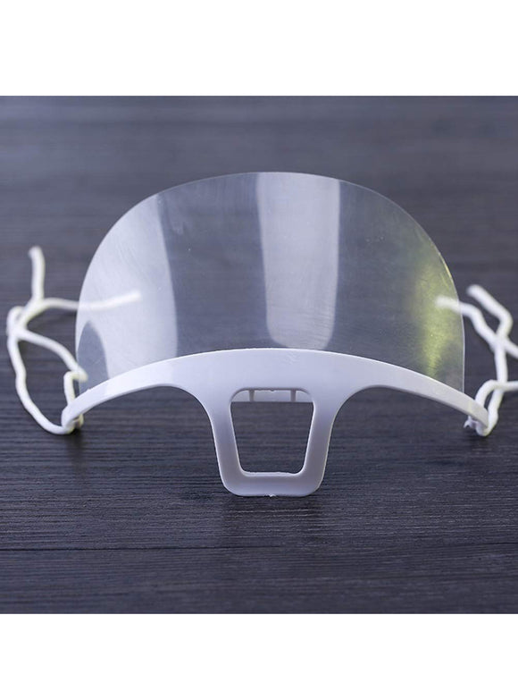 10 Stück Transparent Mundschutz Gesichtsschutz Nasenschutz Visier Schild