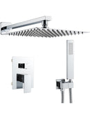 Solepearl 10 Zoll Regendusche Unterputz Duscharmatur Duschsystem Chrom 25 x 25cm-1