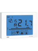 VEMER VE451100 Chronos Digital Heizungsthermostat Touchscreen-LCD-Anzeige Weiß-1