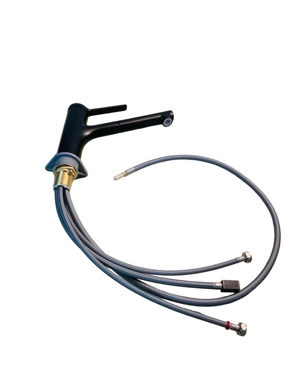 hansgrohe Zesis M33 - Küchenarmatur mit Brause Ausziehbar 2 Strahlarten Schwarz