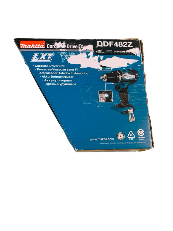 Makita DDF482Z Akku-Bohrschrauber 18 V ohne Akku und Ladegerät DEFEKT