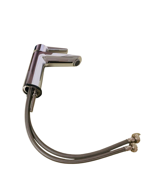 GROHE Start Waschtischarmatur Bad Wassersparend mit Zugstange Chrom 23455002