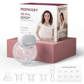Momcozy S9 Pro Milchpumpe Elektrisch Tragbar LED-Anzeige 2 Modi & 9 Stufen