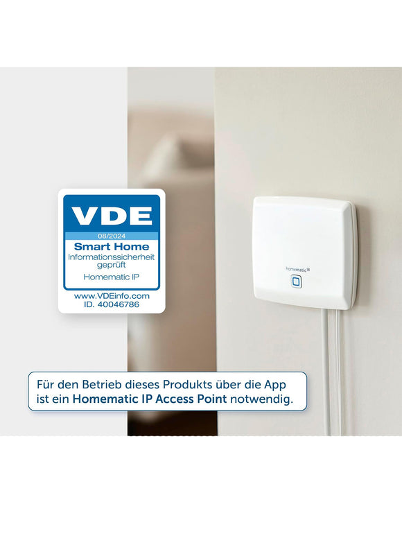 3x Homematic IP Smart Home Basic digitales Thermostat Heizung Alexa Google