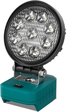 Akku Strahler LED Arbeitsleuchte 18V Kabellos Flutlicht kompatibel mit Makita