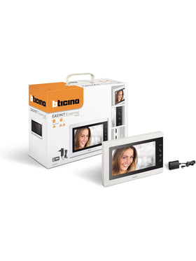 Bticino 333253 Video-Türsprechanlage für den Innenbereich 2 Kabel 7 Zoll Weiß