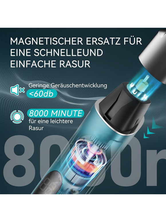 Kensen S16 Körperhaarschneider Rasierer für Männer Ganzer Körper mit LED-Anzeige