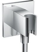 hansgrohe Wandanschluss mit Duschkopfhalterung FixFit E Chrom 26889000-1
