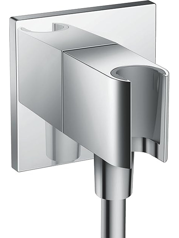 hansgrohe Wandanschluss mit Duschkopfhalterung FixFit E Chrom 26889000