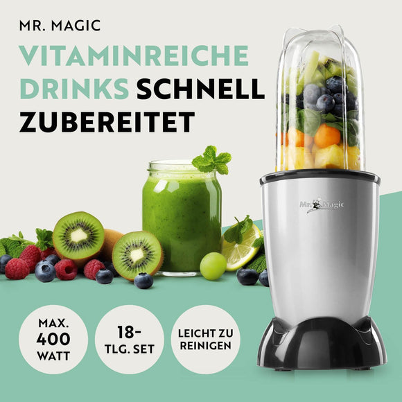 GOURMETmaxx Mr Magic Standmixer Smoothie Maker Obst Entsafter Saftpresse Mixer