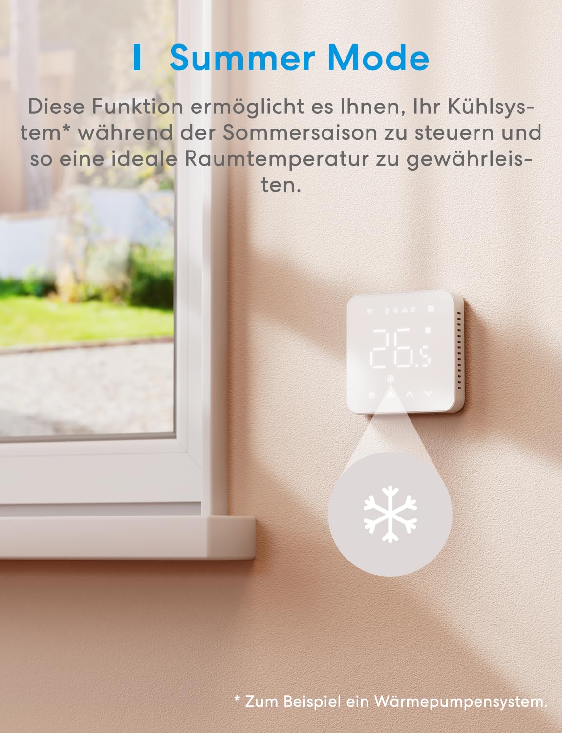 Meross Smart Boiler WLAN Heizungsthermostat MTS200 Apple Google I15214