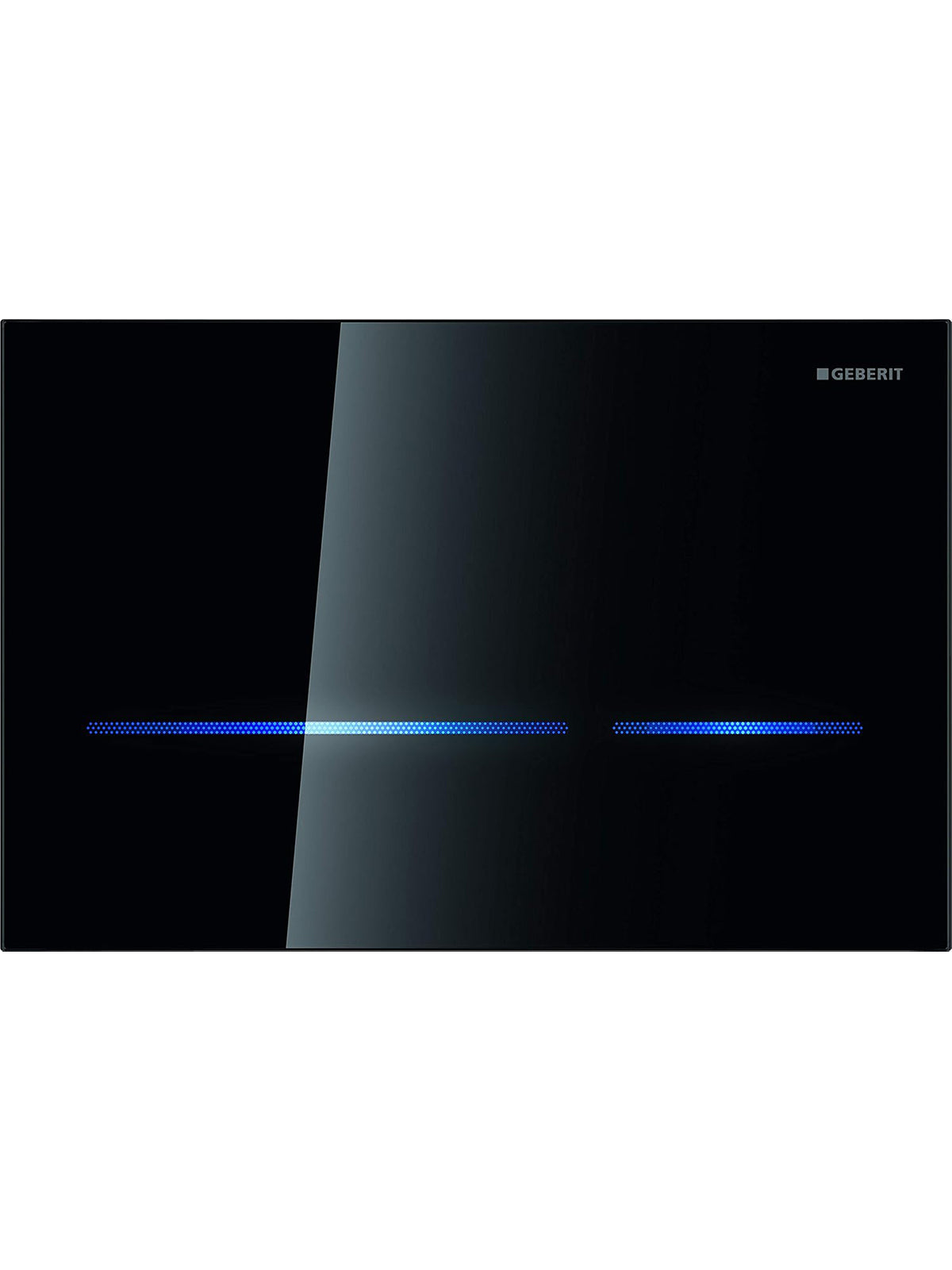 Geberit Betätigungsplatte Sigma 80 Square 2-Mengen-Spülung Glas Schwarz