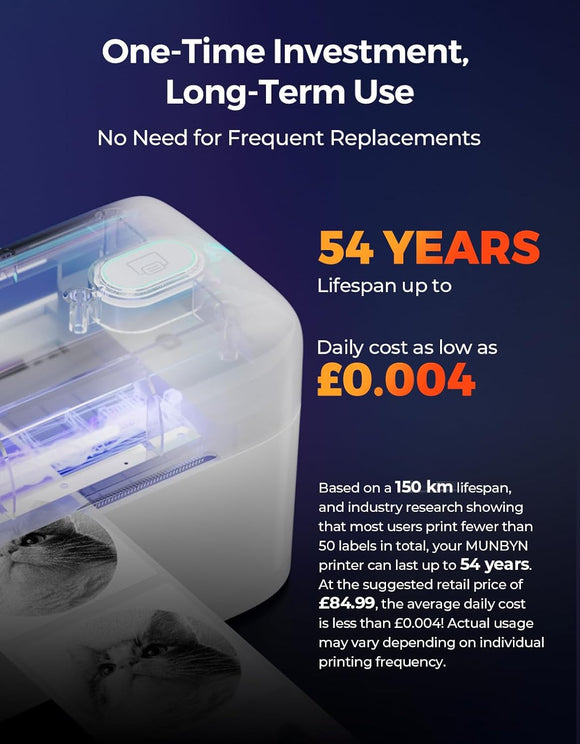 MUNBYN Bluetooth Etikettendrucker Label Printer 4x6 Labeldrucker Thermodrucker