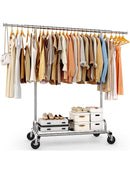 HOKEEPER Kleiderständer 136 kg Tragbar Mit Rollen Kleidung Boutiqe Wohnung-1