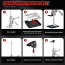 2 Stück Heber Hebelarmstemmer 30 cm Hebewerkzeug Skala bis 220kg mit Zubehör-8