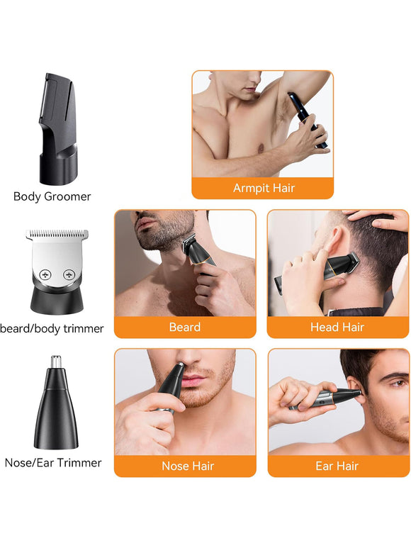 Kensen S16 Körperhaarschneider Rasierer für Männer Ganzer Körper mit LED-Anzeige