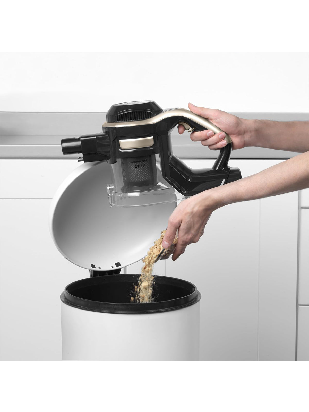 Beldray Airgility+ 2in1 Akku-Staubsauger Handstaubsauger 22,2 V LED-Bodenbürste