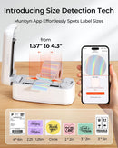 MUNBYN Bluetooth Etikettendrucker Label Printer 4x6 Labeldrucker Thermodrucker-5