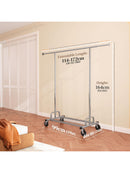 HOKEEPER Kleiderständer 136 kg Tragbar Mit Rollen Kleidung Boutiqe Wohnung-5