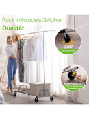 HOKEEPER Kleiderständer mit Einlegeböden Kleiderstange auf Rädern bis 204 kg-4