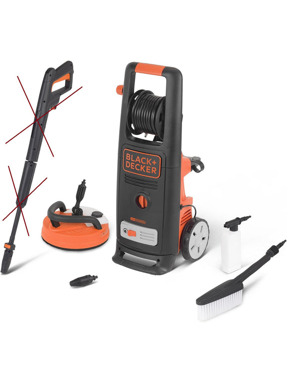 BLACK+DECKER Hochdruckreiniger BXPW2200PE 2200 W 150 bar Patio Cleaner Deluxe