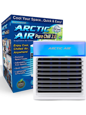 ARCTIC AIR Pure Chill 2.0 Tragbares Klimagerät Hydraulische Kühlung 7 LED-Farben