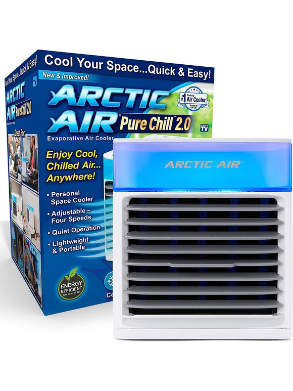 ARCTIC AIR Pure Chill 2.0 Tragbares Klimagerät Hydraulische Kühlung 7 LED-Farben