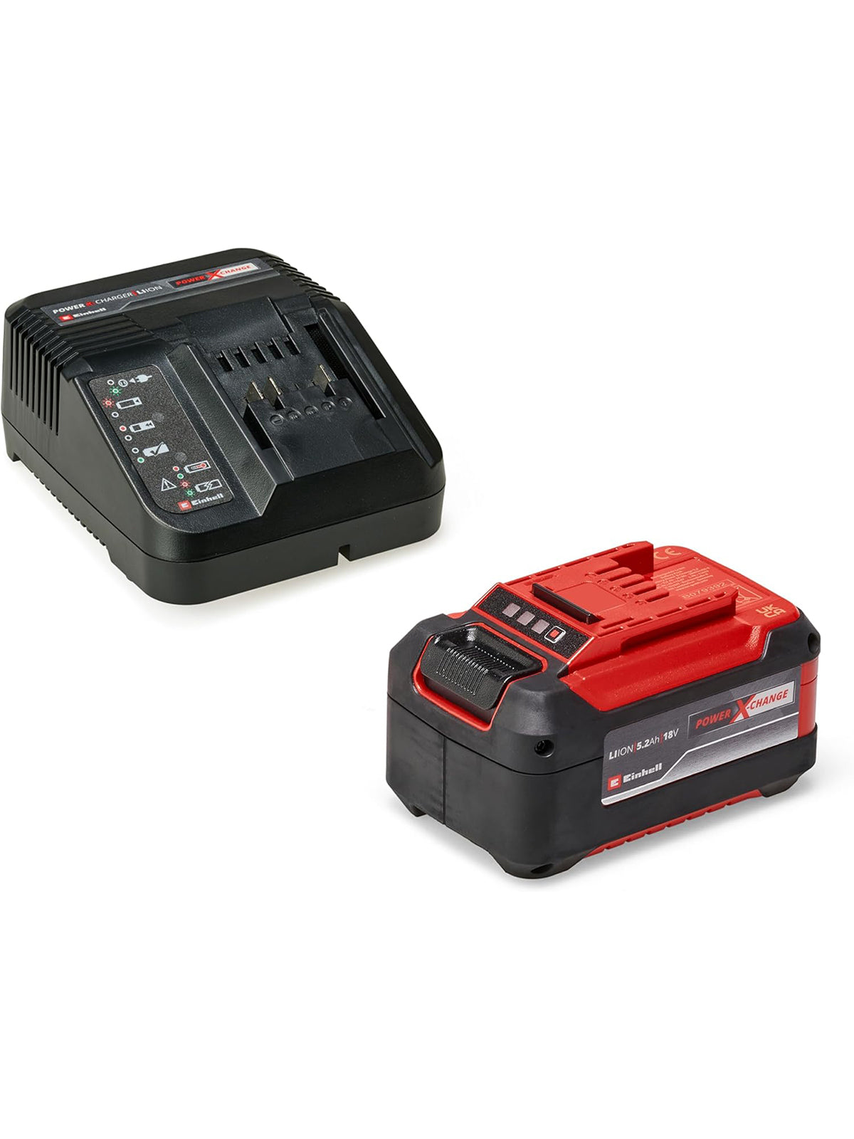 Original Einhell Starter Kit 5,2 Ah Akku und Ladegerät Power X-Change