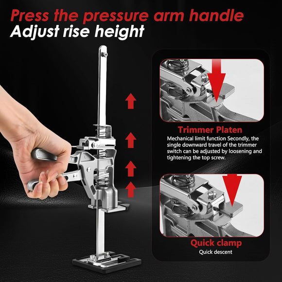 2 Stück Heber Hebelarmstemmer 30 cm Hebewerkzeug Skala bis 220kg mit Zubehör