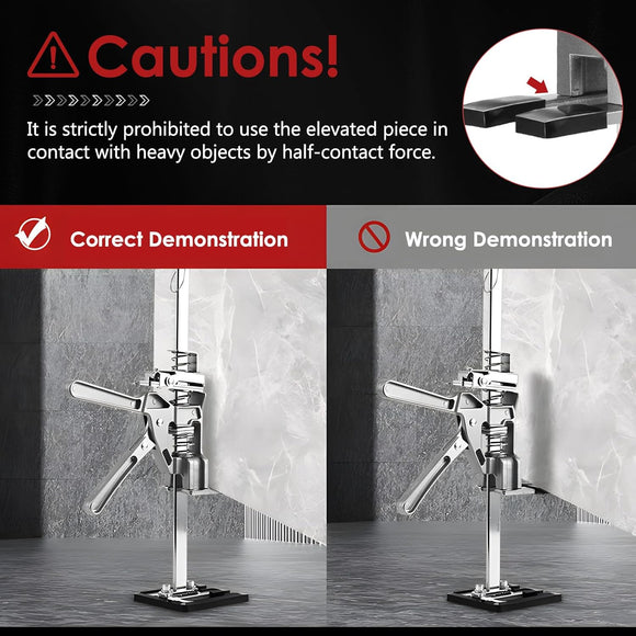 2 Stück Heber Hebelarmstemmer 30 cm Hebewerkzeug Skala bis 220kg mit Zubehör