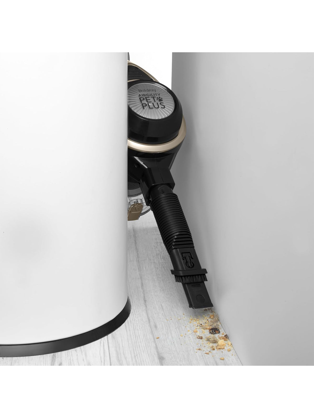 Beldray Airgility+ 2in1 Akku-Staubsauger Handstaubsauger 22,2 V LED-Bodenbürste