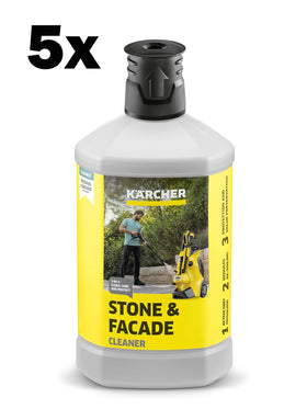 5x Kärcher 62957650 3-in-1 Stone Plug and Clean schwarz