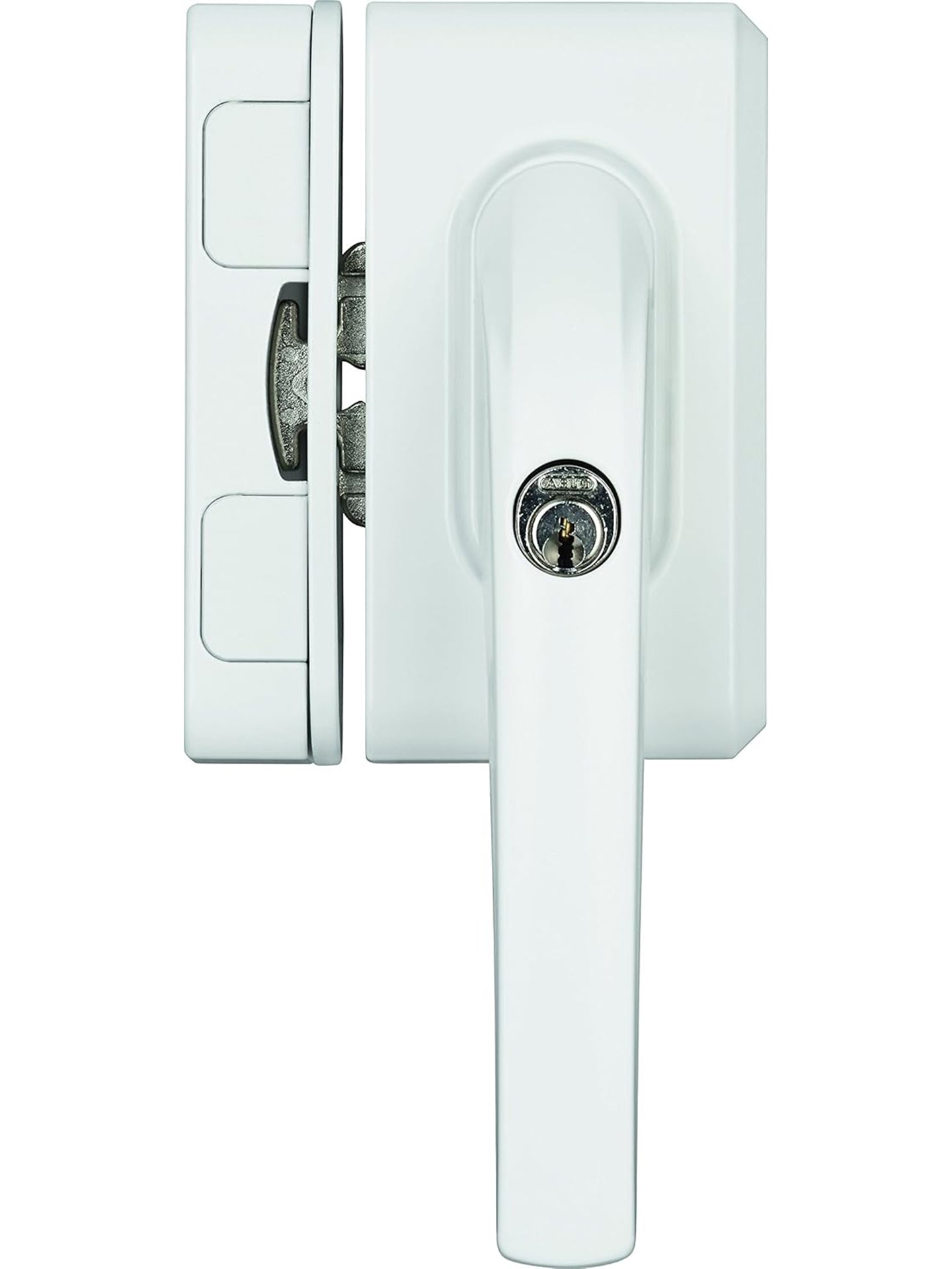 ABUS Fenster-Zusatzsicherung FO500N AL0089 Fensterschloss mit Druckzylinder Weiß