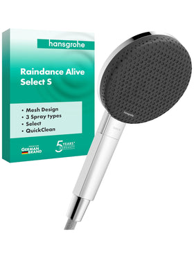 hansgrohe Raindance Alive Select S Duschkopf Handbrause 3 Strahlarten 24500000